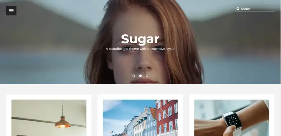 Sugar  - Free Tumbr Theme