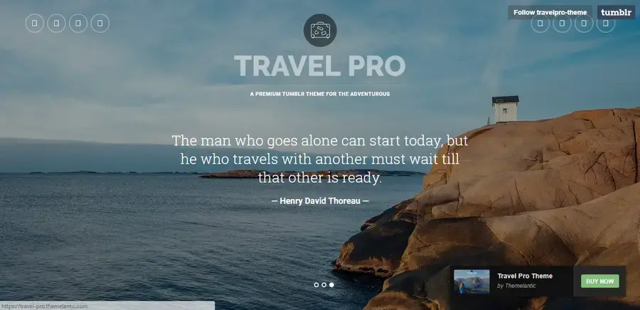 Travel Pro - Free Tumbr Theme